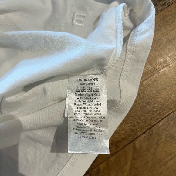 NEW Everlane The Organic Cotton Crew Uniform in White XL - Picture 8 of 11